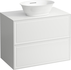 H4060120851701 Шкафчик 800, 2 ящика, совместим с раковиной-чашей 812850, 812851, 812852, 812853 LAUFEN PRO