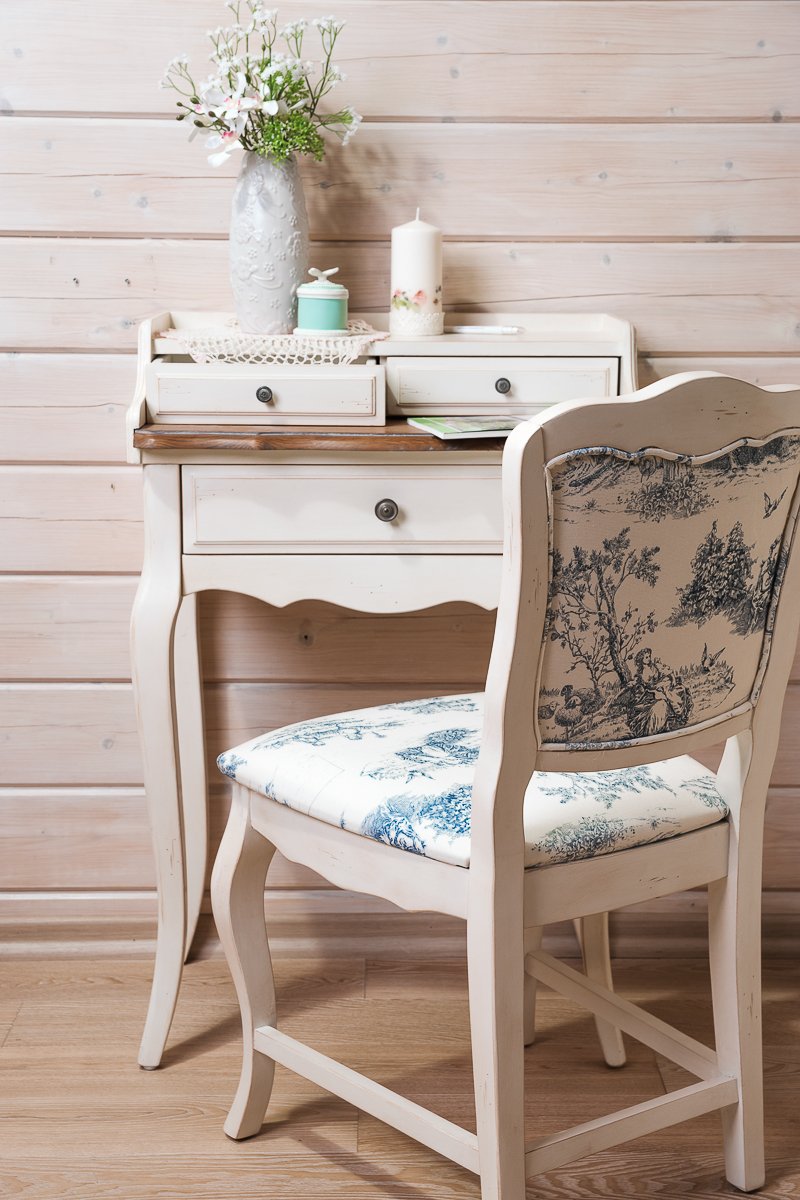 Стул Mobilier de Maison Бело-серый ДОМАШНЯЯ ОБСТАНОВКА MOBILIER DE MAISON 017192 Белый Santreyd  - Вид №3