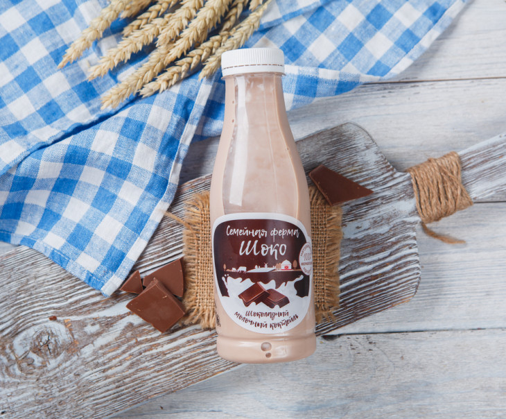 3125 Шоколадное молоко 2,5% Вкусляндия 