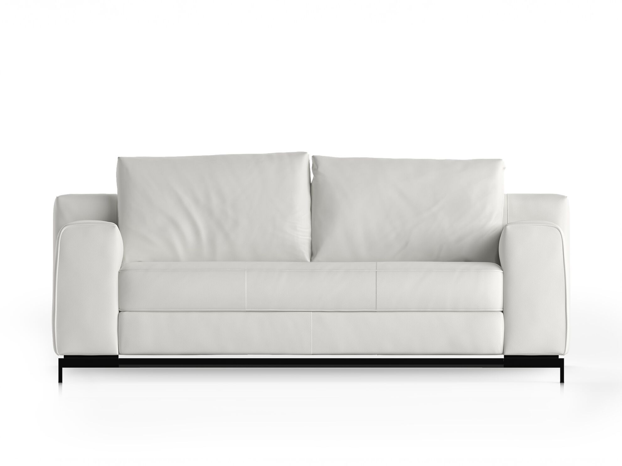 2-местный кожаный диван Natuzzi Italia LEAF ARCH-00133747