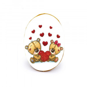 1509 Печенье в глазури с фотопечатью 115 г Ассорти Пекарня Sofi