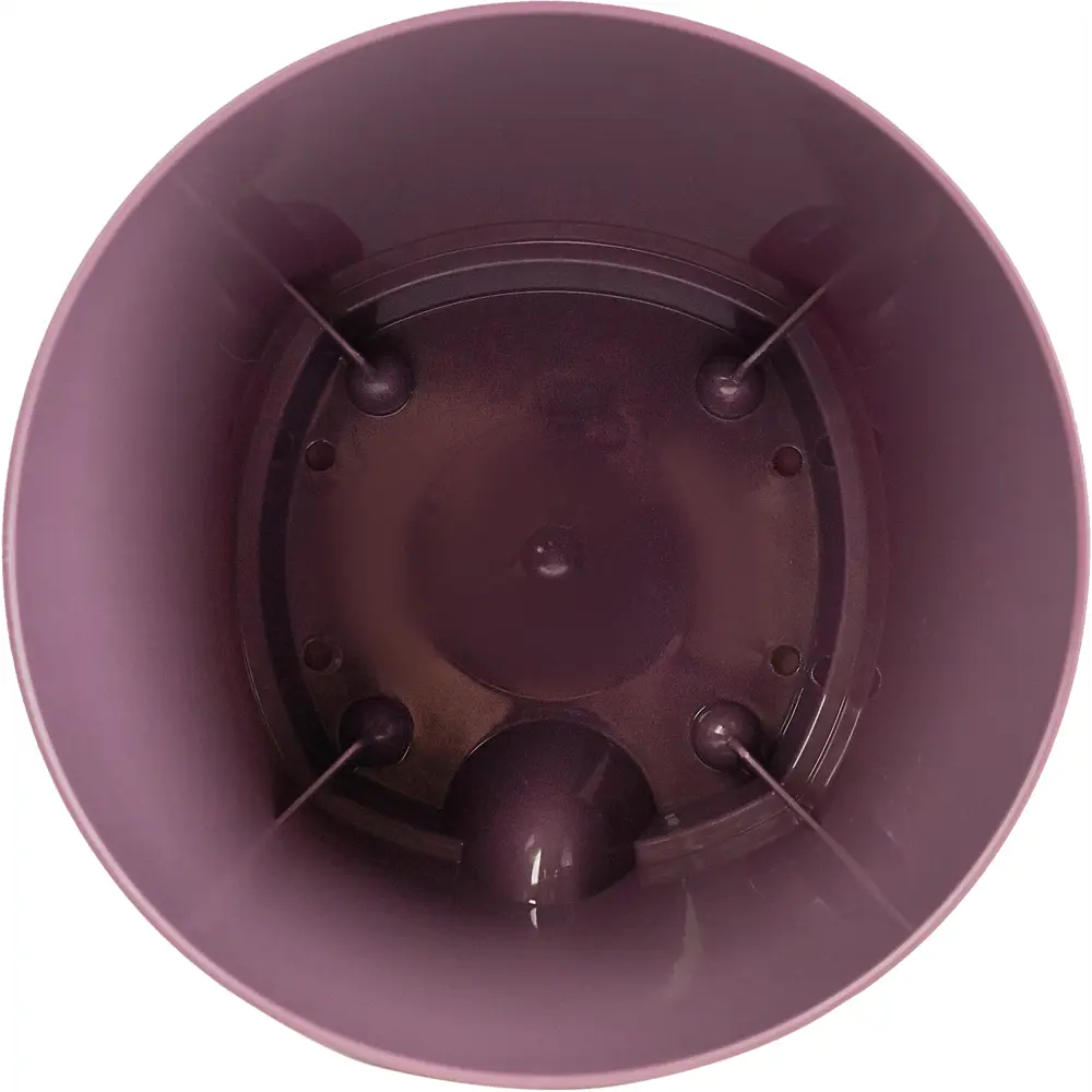 INGREEN Amsterdam - цветочный горшок с блюдцем в оттенке Морозная слива 84315832 STLM-0048387 - Вид №1