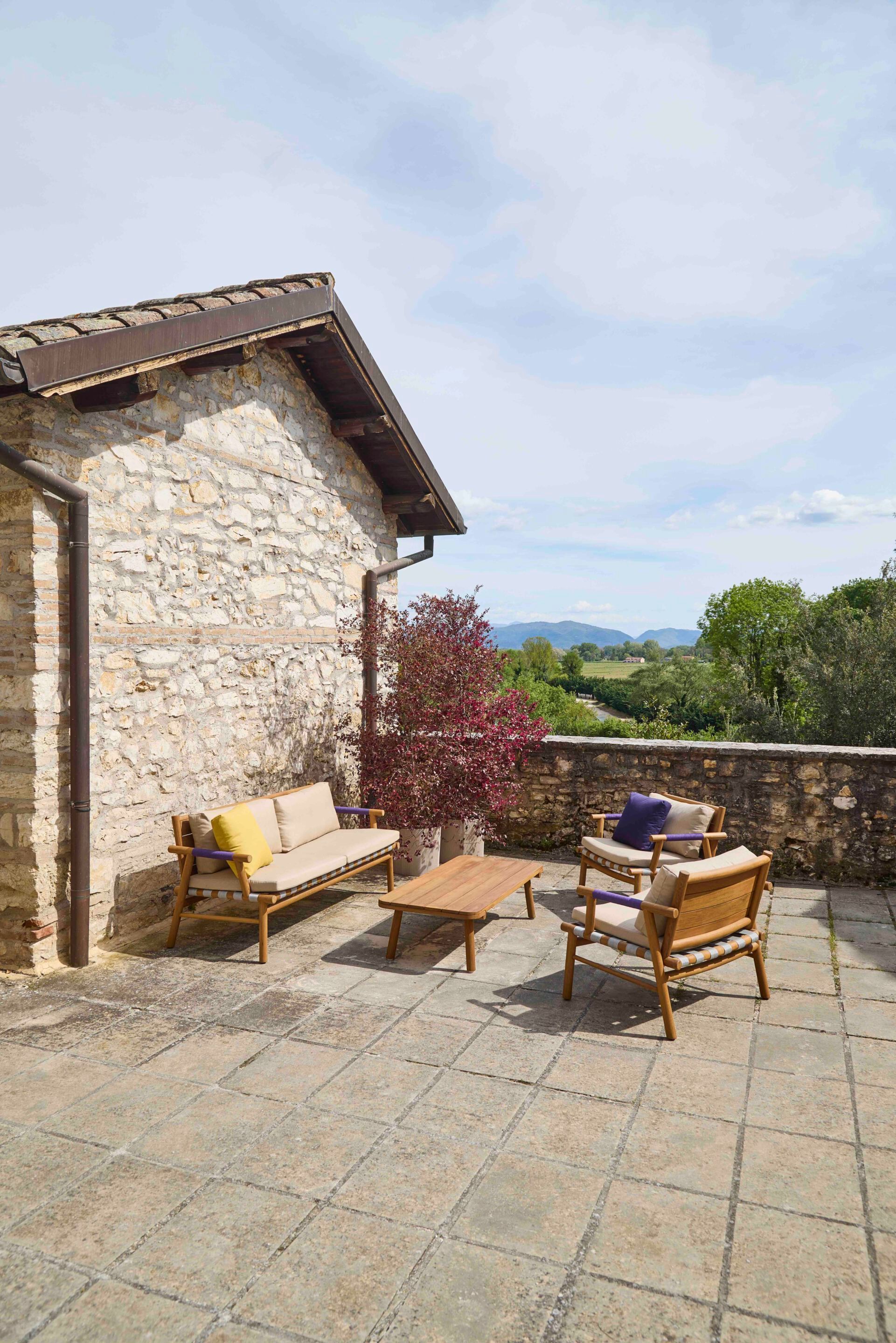 Садовое кресло из тикового дерева и Sunbrella® YAAZ Uz ARCH-00074788 - Вид №6