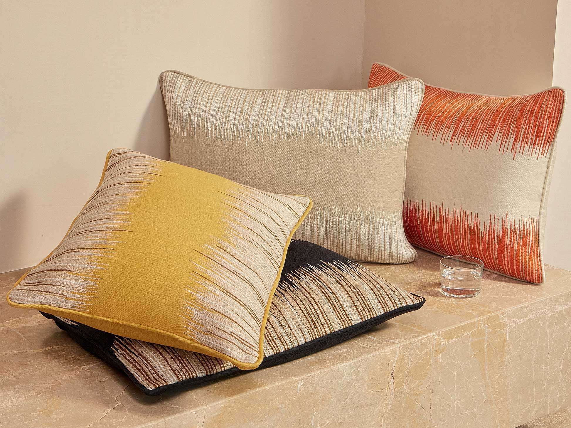 Прямоугольная подушка из хлопка и полиэстера Élitis BASILE ARCH-00129824