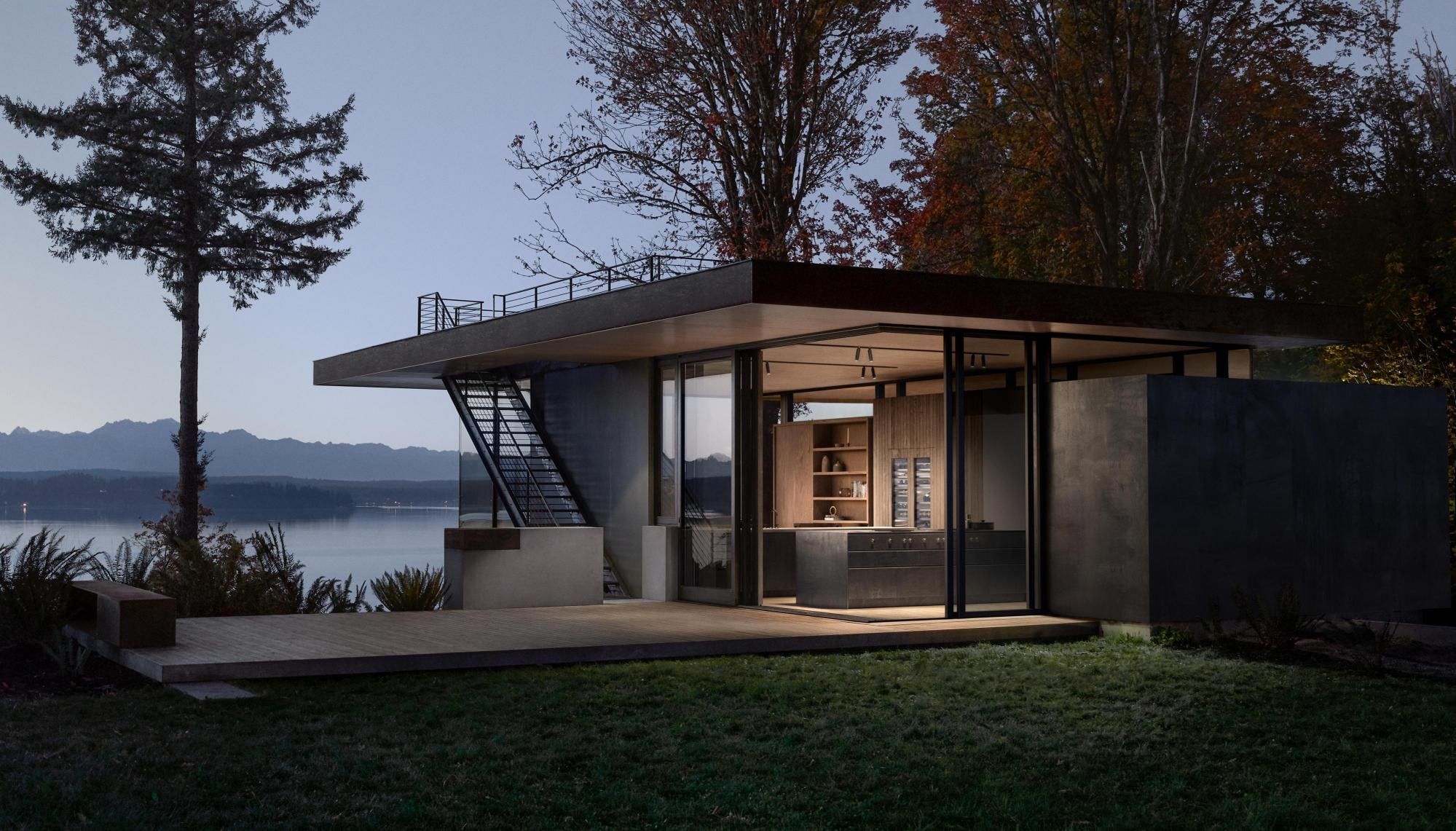 Встроенный холодильник с стеклянной дверью GAGGENAU серия 400 ARCH-00116517 - Вид №6