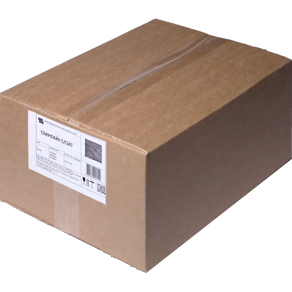 Камень искусственный Ramo Слимлайн слэйт белый 1м² STLM-2122168 - Вид №3