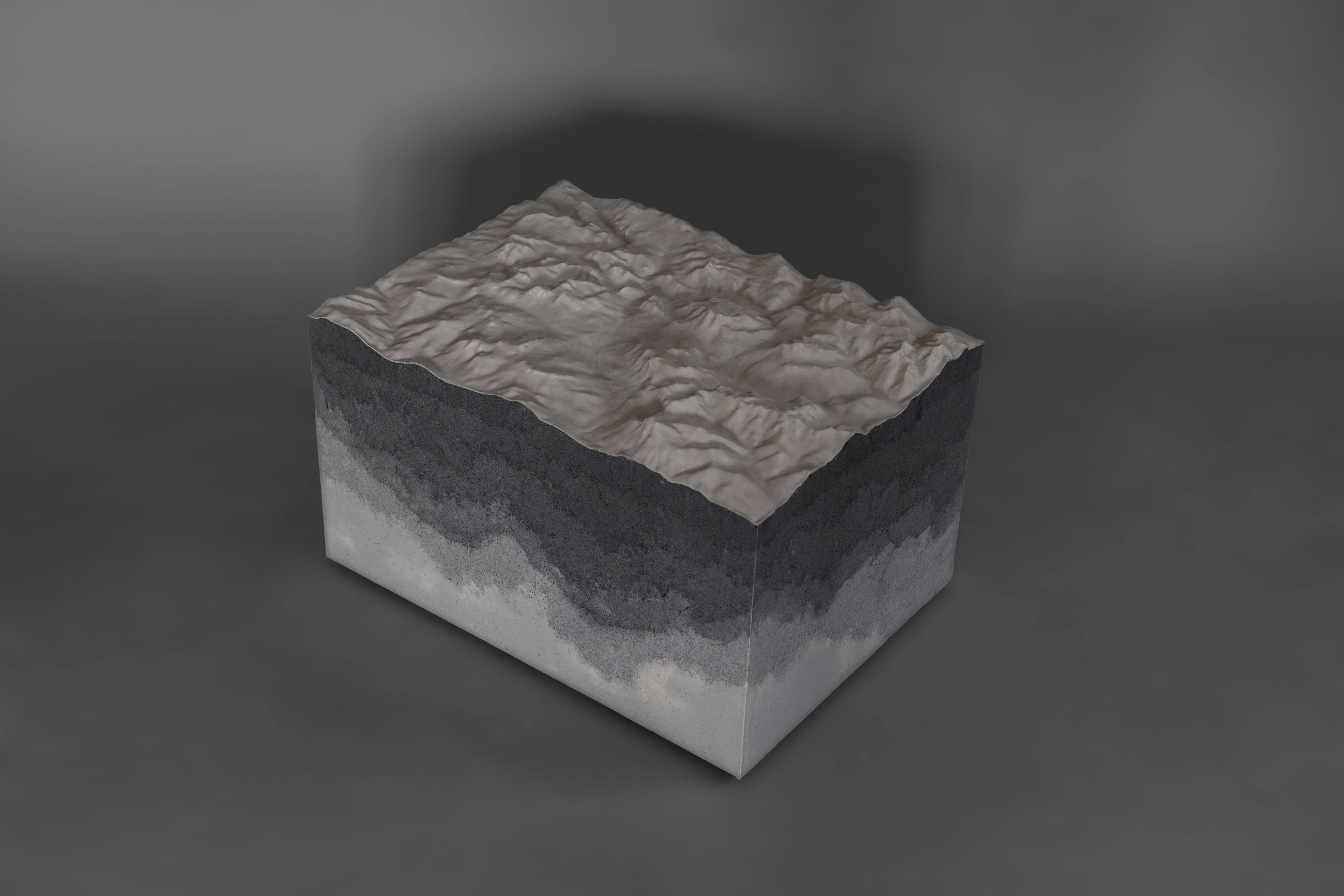 Низкий журнальный столик с бархатной подкладкой alcarol Geomorphic 2023 ARCH-00013525 - Вид №5