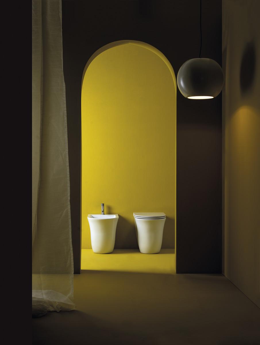 FLBI0122 Напольное биде приставное GSG CERAMIC Flut - Вид №2