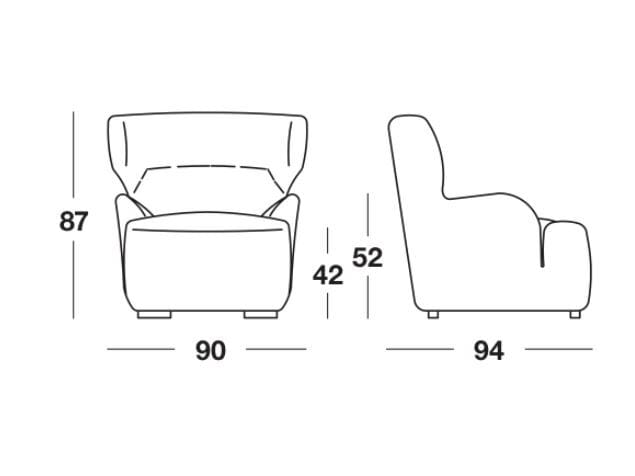 Тканевое кресло Marac ALBA ARCH-00124014 - Вид №5