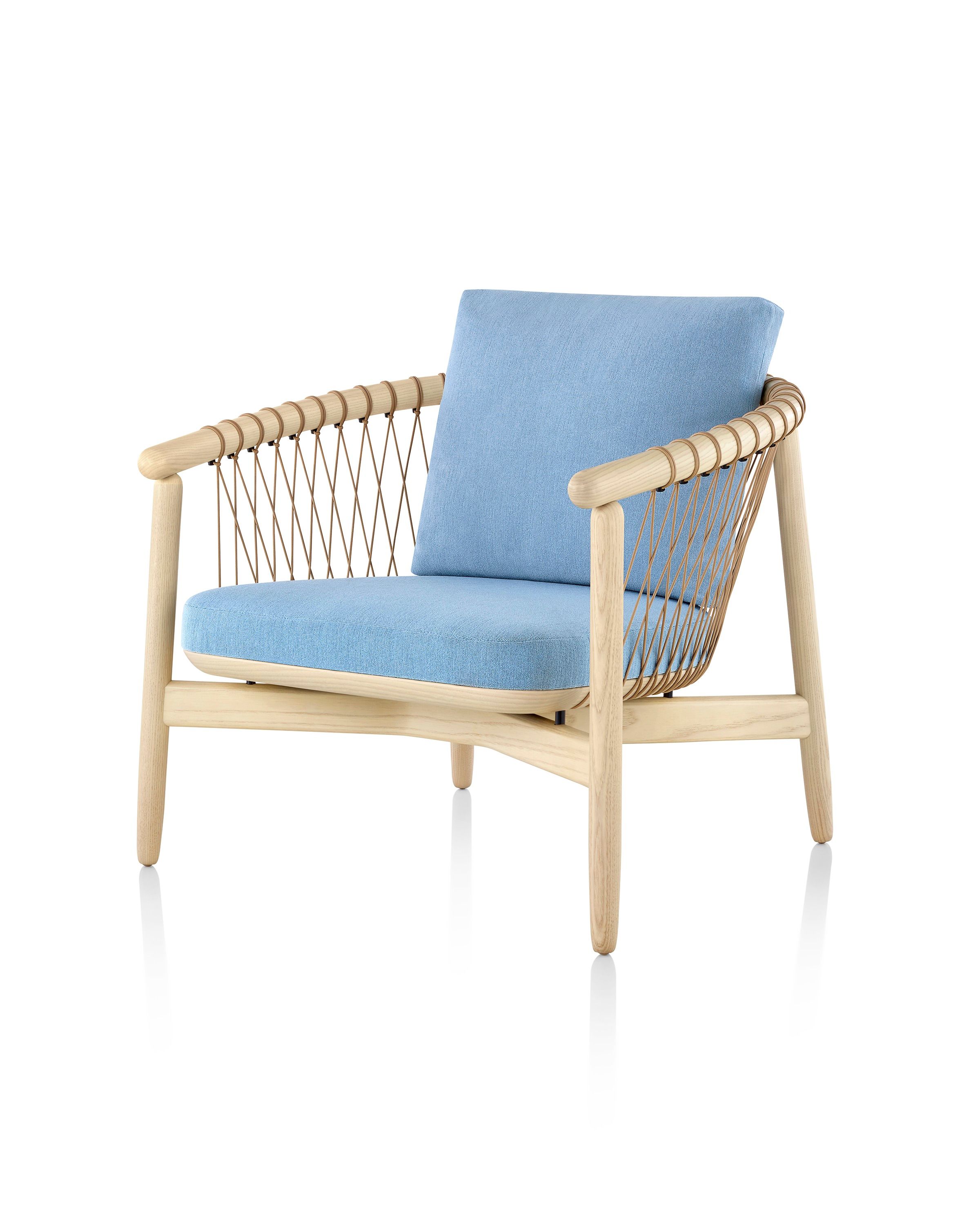 Кресло из дерева и ткани с подлокотниками Herman Miller Crosshatch ARCH-00123148 - Вид №38