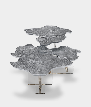 0-147 Серебряный центральный стол Monet Boca Do Lobo  - Вид №13