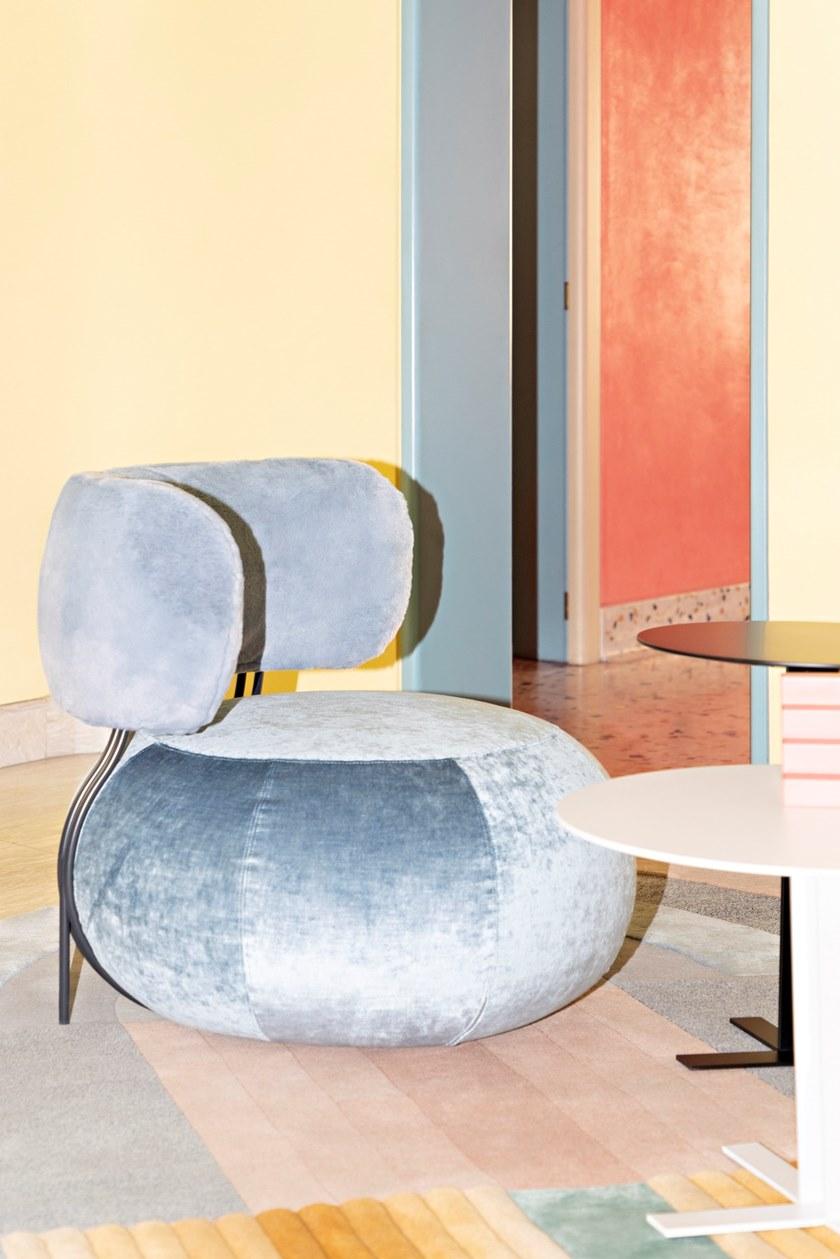 Saba Italia Кресло из ткани Geo sun-id-1418782 - Вид №5