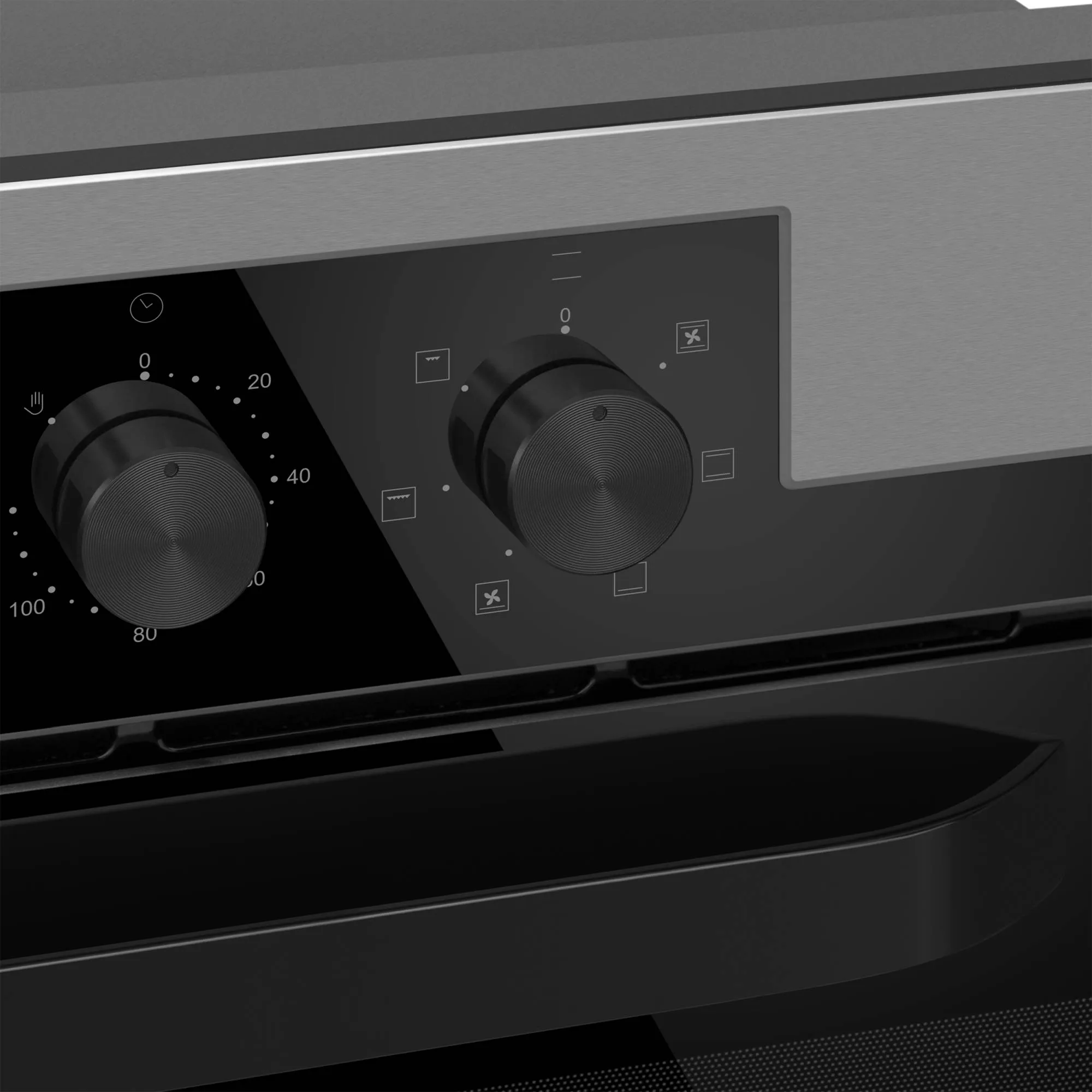 9168817 Электрический духовой шкаф Meferi MEO606IX LIGHT серебристый STDN-0075140 - Вид №10