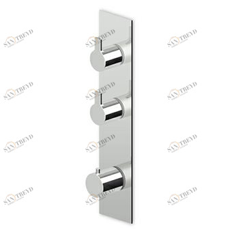 ZON660 - R97821 Встраиваемый термостатический смеситель для душа 1/2 "с двумя запорными кранами. Zucchetti On 