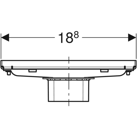154.455.00.1 Дренажный канал Geberit CleanLine, под кафель Geberit  - Вид №3
