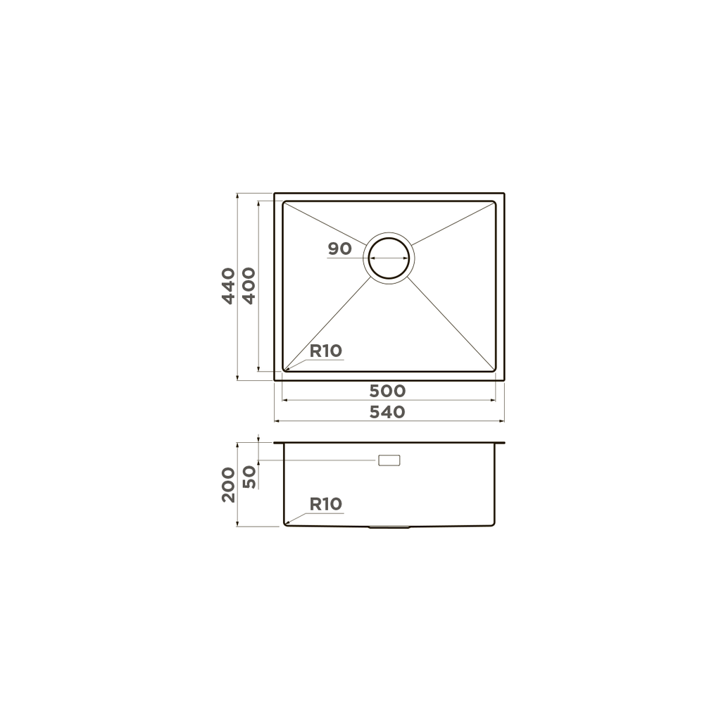 Кухонная мойка Taki 54-U/IF GB OMOIKIRI 4997019 - Вид №5