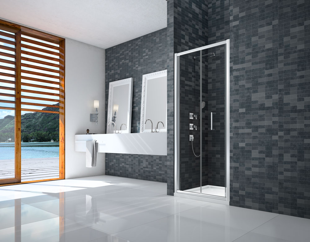 Дверь в нишу DWH00C0 Merlyn Ionic Хромированный 