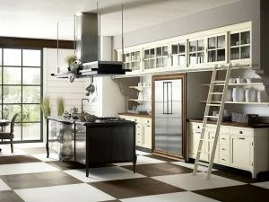 Marchi Cucine Лаковая оборудованная кухня с островом Operà