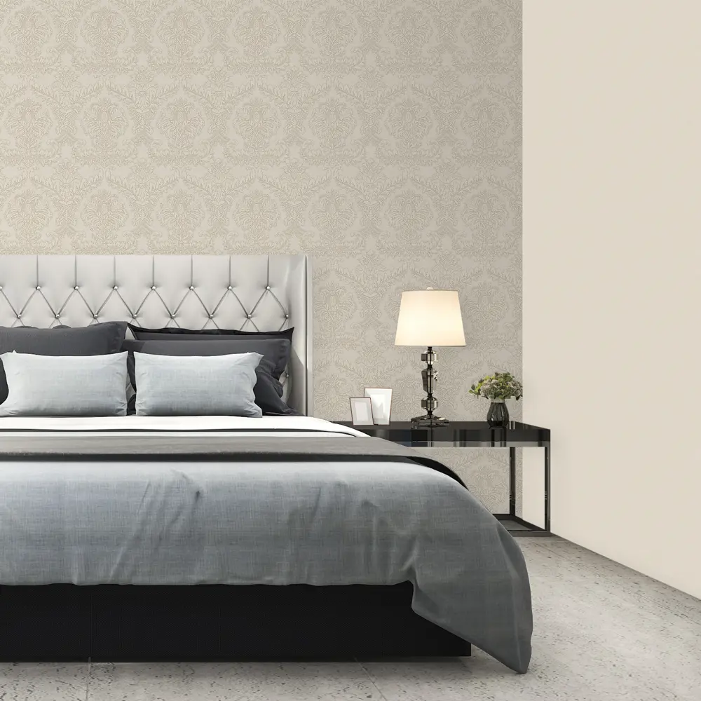 Обои флизелиновые Euro Decor Noble бежевые 1.06 м 7033-02 82377864 STLM-2175851 - Вид №3