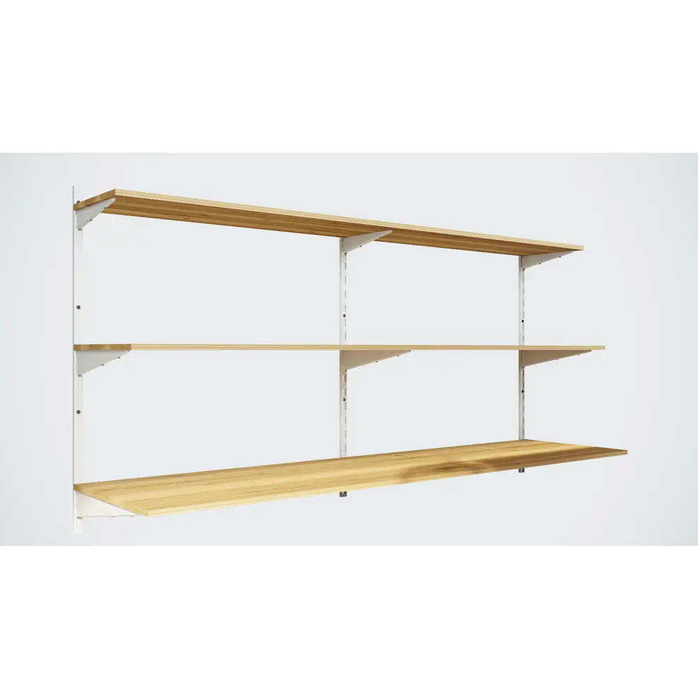 Кронштейн двухрядный KONSENSA 25x5.6x1.3 см нагрузка до 25 кг цвет белый STLM-2027434 - Вид №9