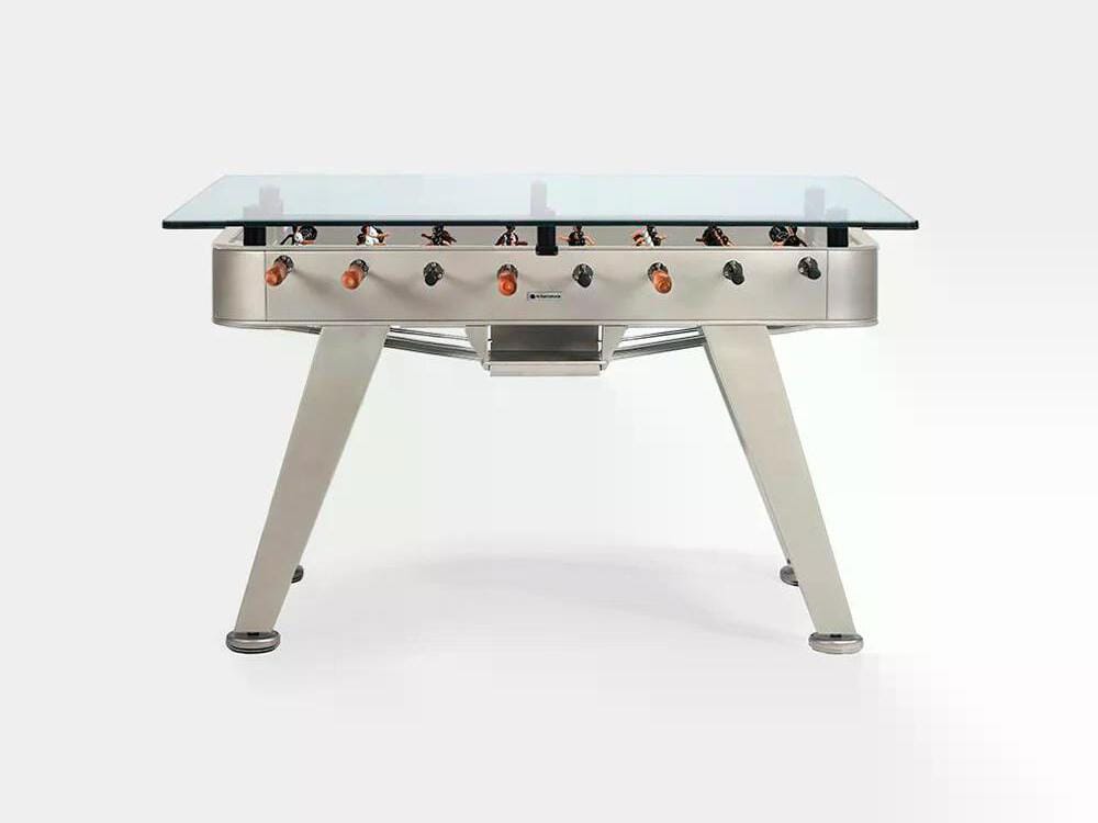 Прямоугольный обеденный стол из стали и стекла RS Barcelona RS2 DINING ARCH-00017042 - Вид №6