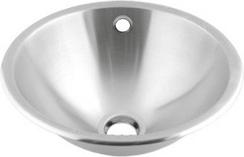 SNR036CS Встраиваемая раковина из нержавеющей стали Ø405 мм с переливом mediclinics 