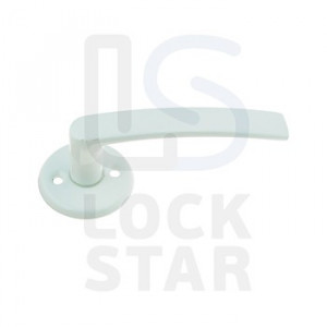 Ручка дверная 006 JVA белая Santreyd LK01-1044