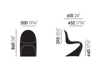 Стул из полипропилена In Stock Vitra ARCH-00054208 - Вид №4