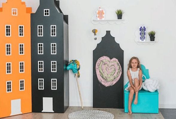 Доска грифельная детская большая "Амстердам" МАНДАРИН АМСТЕРДАМ 179517 Черный Santreyd  - Вид №4