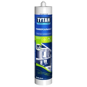Герметик силиконовый Tytan универсальный уксусный бесцветный 280 мл