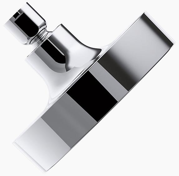 KOHLER Однофункциональная настенная душевая лейка Purist 2,5 галлона в минуту с технологией всасывания воздуха Katalyst K-965-AK-BV  - Вид №3
