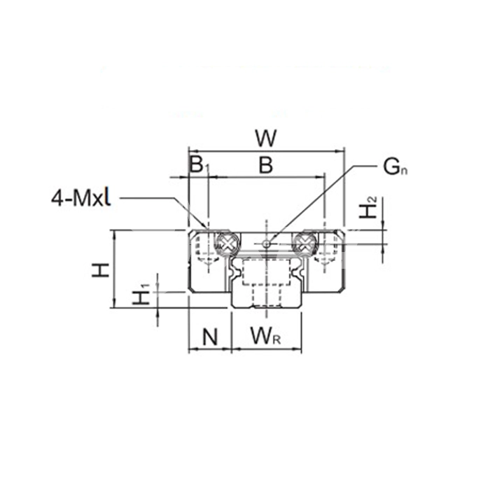 IS545 Каретка MGN12CZ0H ISKRA  - Вид №1
