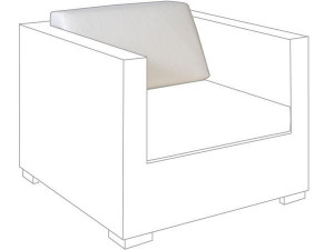 10.00.0708 Подушки для спинки кресла Outdoor Sunbrella ecru Mbm