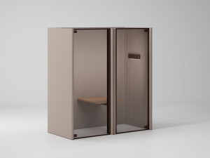 Акустическая офисная кабина со столом