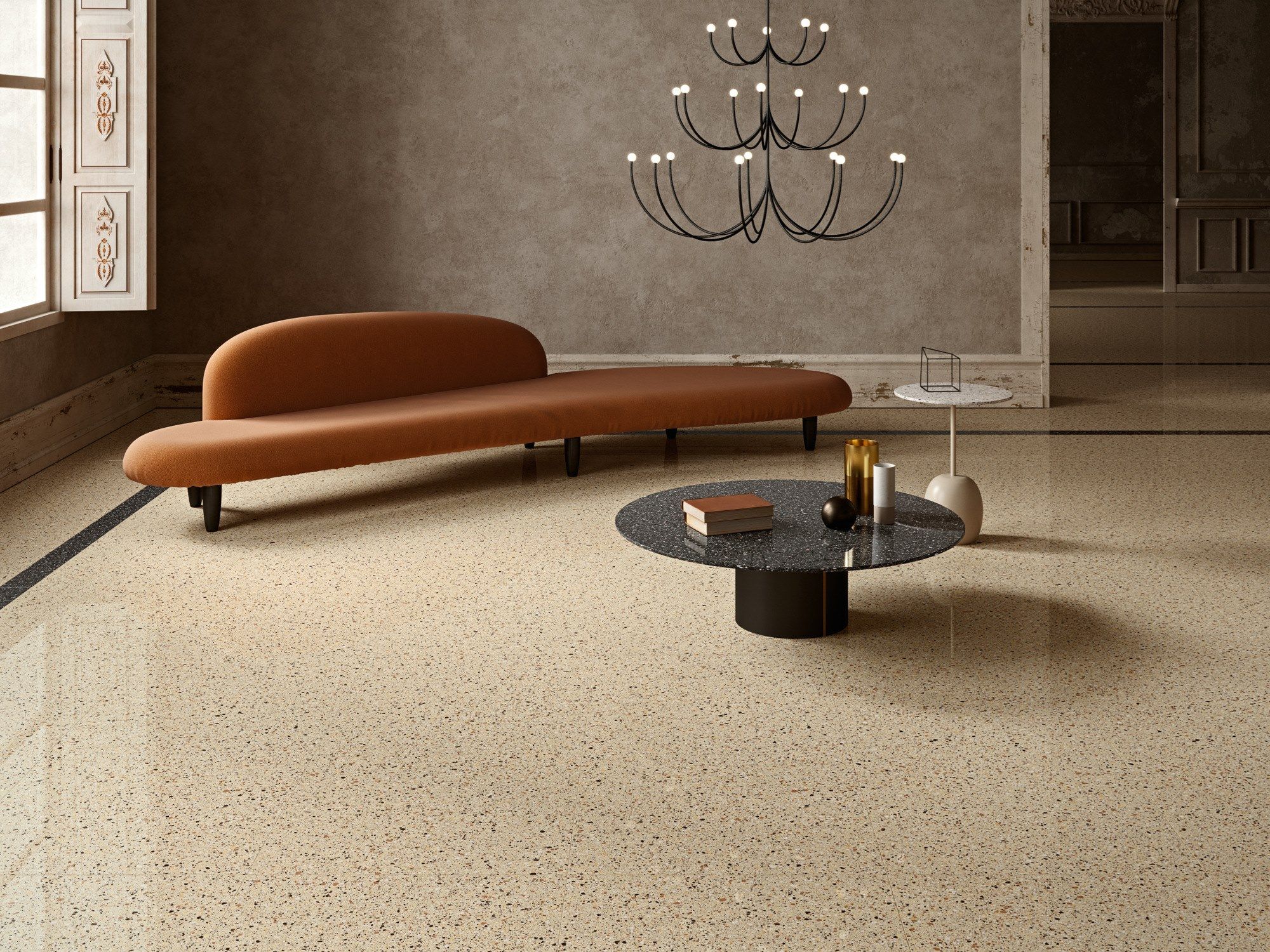 Пол / облицовка керамогранита для интерьера с эффектом камня ARIOSTEA академия полного тела ARCH-00058560 - Вид №1