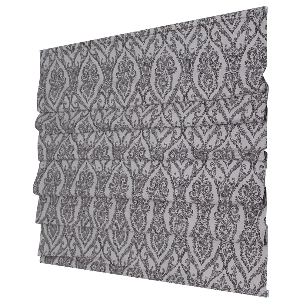 Шторы римские 160х160 см цвет шоколадный дамаск ЭСКАР STLM-2203768 - Вид №1