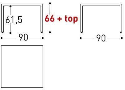 Varaschin Прямоугольный садовый стол из hpl Victor 92tl - Вид №5