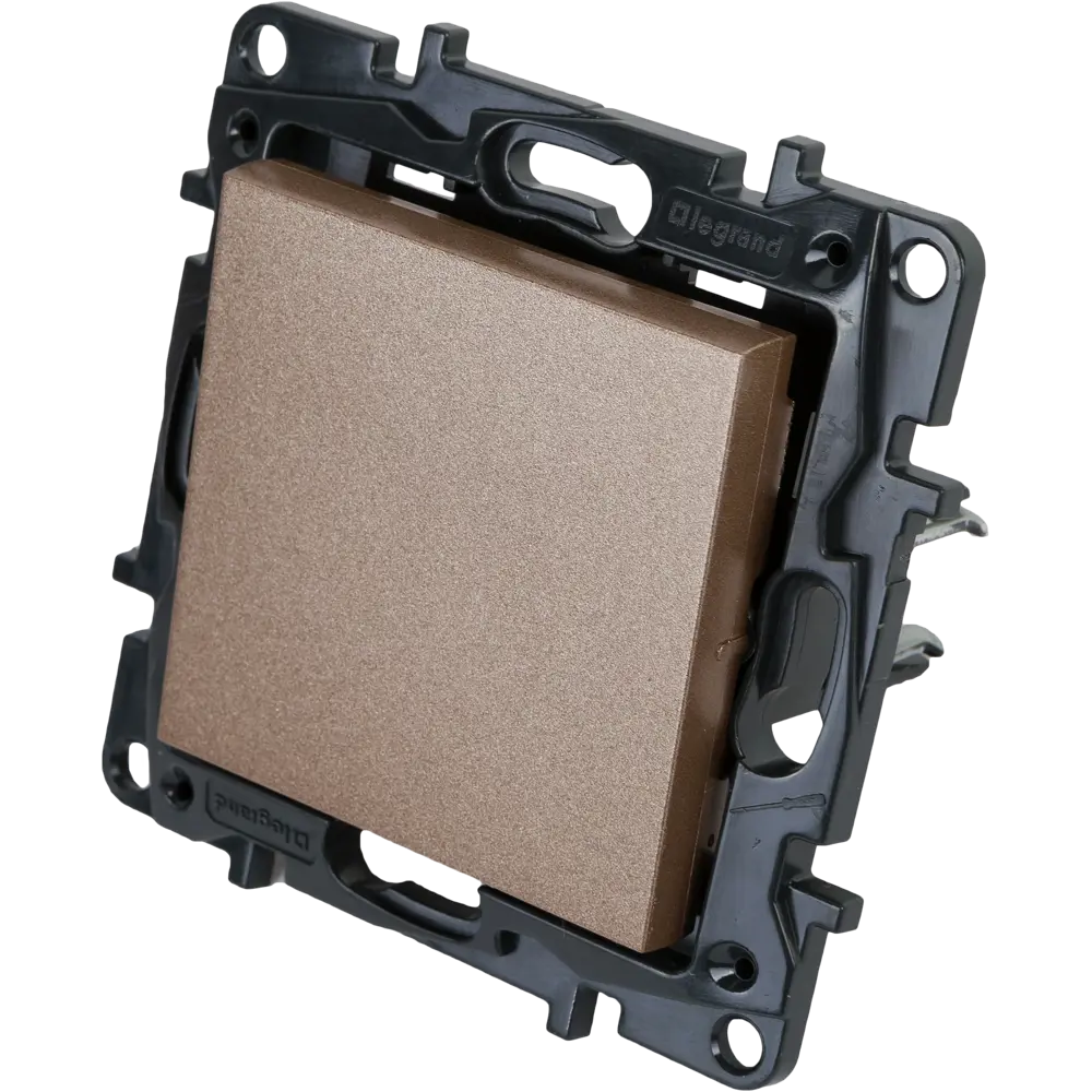 Переключатель одноклавишный - Legrand Structura - 10А 250В безвинтовые зажимы - шампань STLM-2168639 - Вид №2