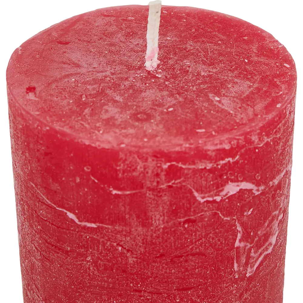 Santreyd: Свеча-столбик «Рустик» в красно-золотом оттенке 83305495 STLM-0040301 - Вид №1