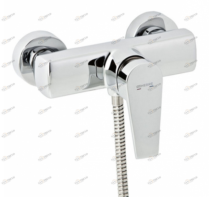 GENEBRE 64110 16 45 66 Смеситель для душа, однорычажный, с комплектом 
