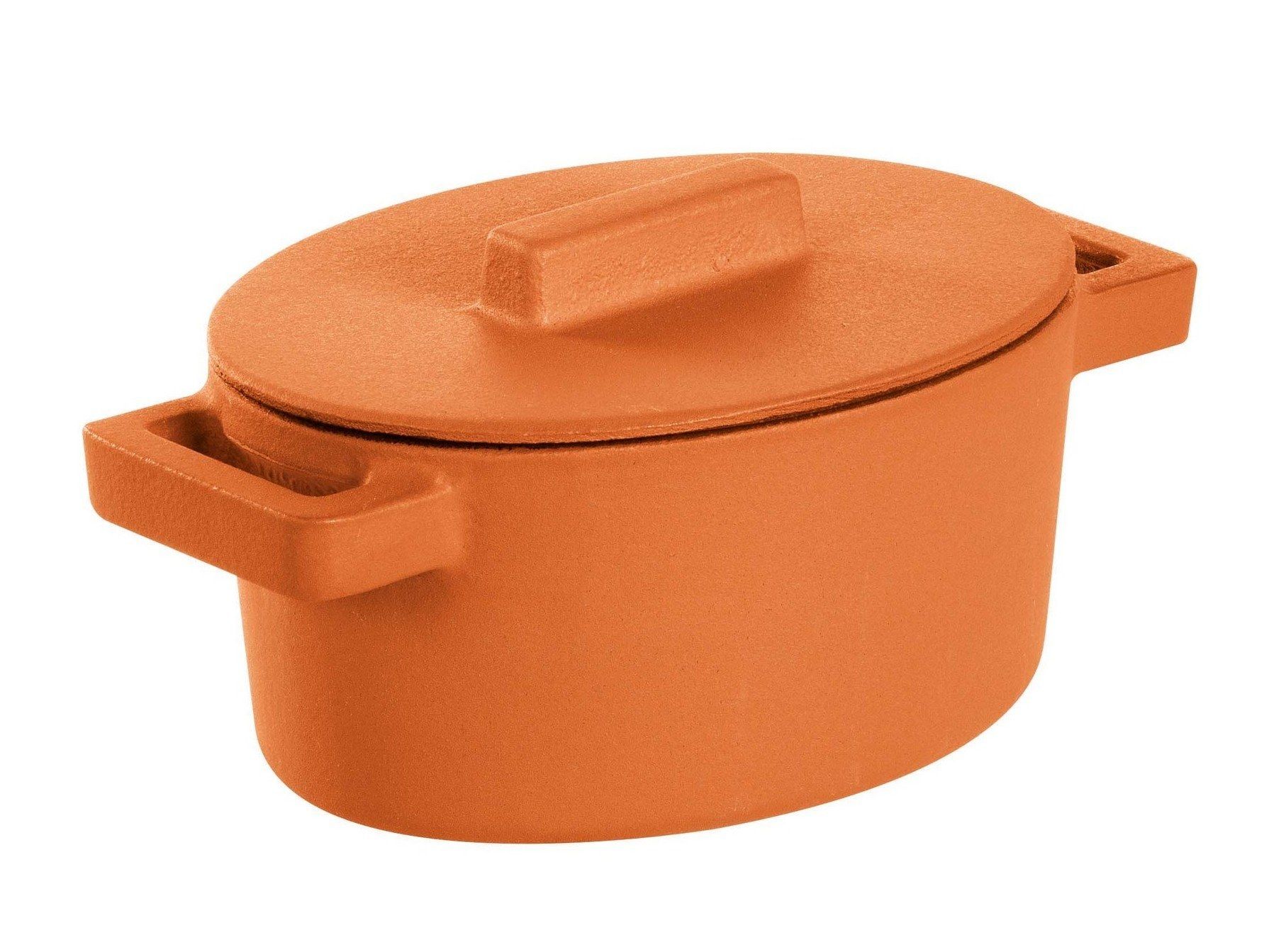 Овальная чугунная кастрюля с крышкой Sambonet Terracotto ARCH-00099909 - Вид №14