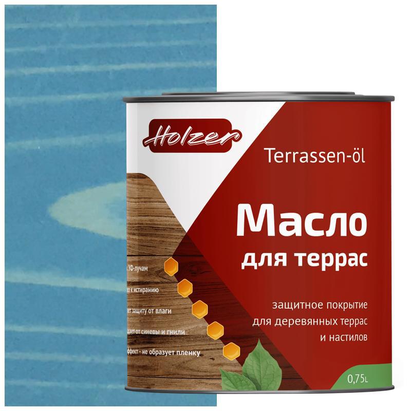 90407786 Масло для террас Mterras075SiniyBarhat цвет синий 0.75 л STLM-0218186 HOLZER