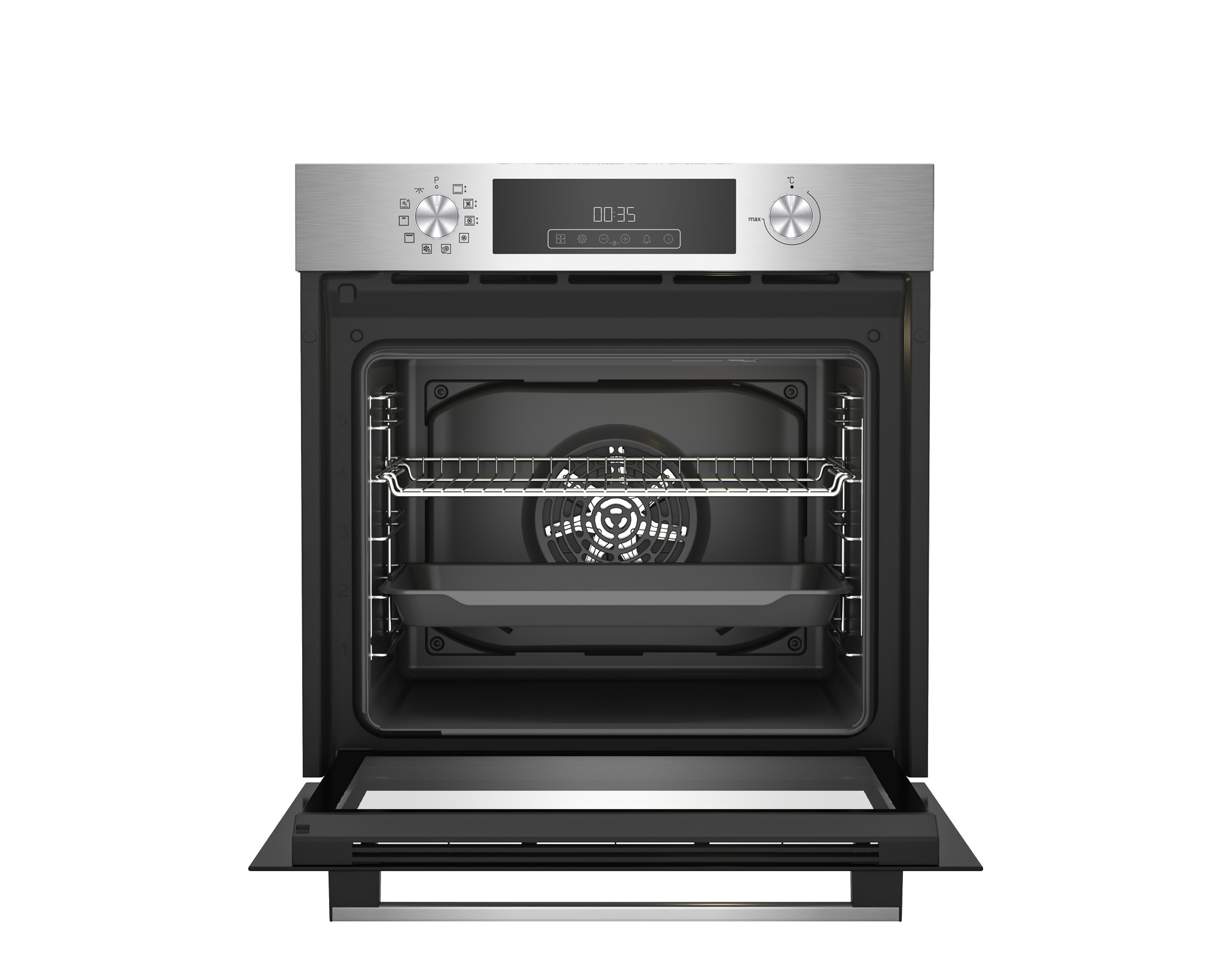 9106627 Электрический духовой шкаф Hotpoint FE8 824 H IX серебристый STDN-0083608 - Вид №1
