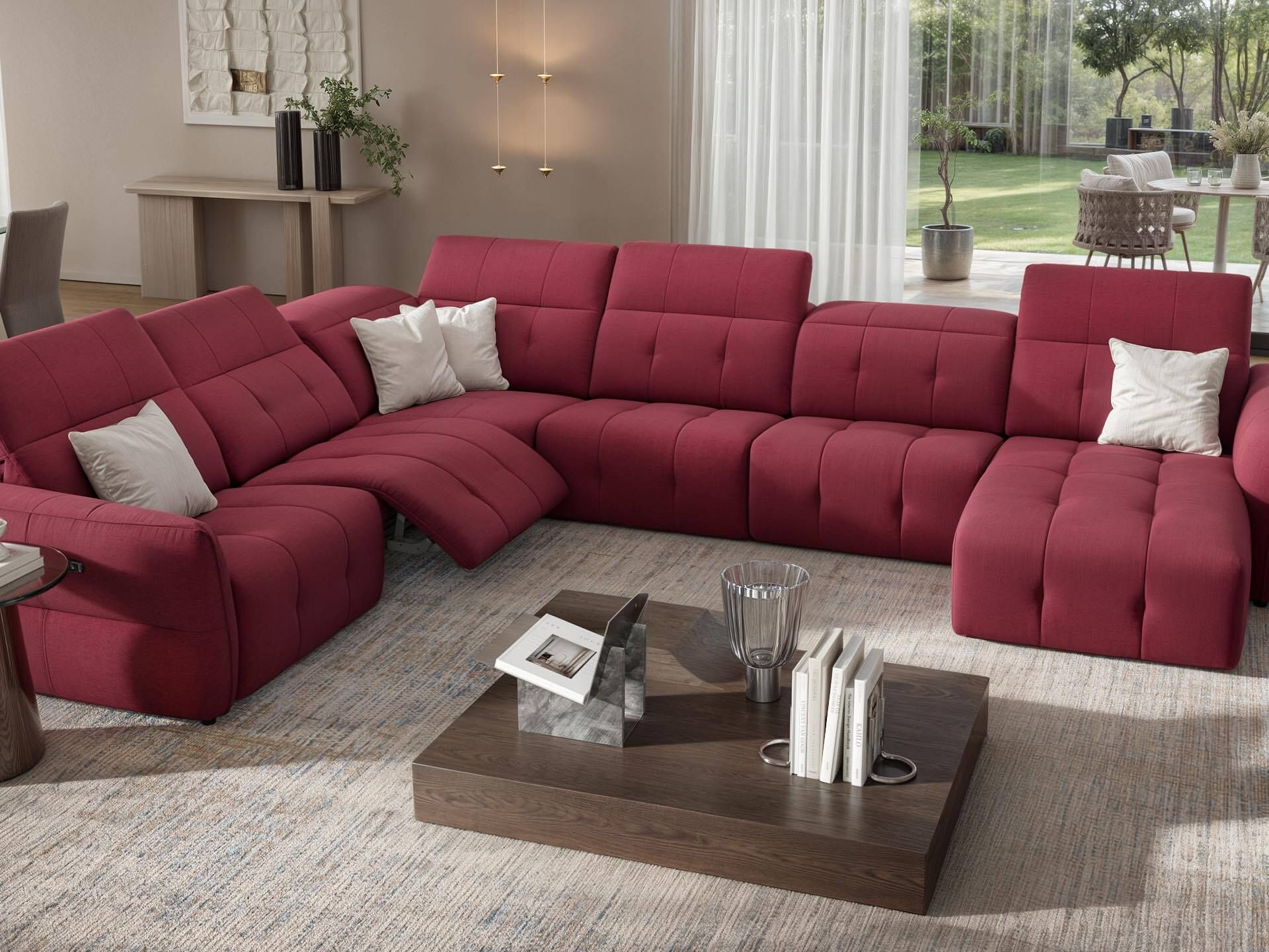 Угловой диван из ткани Sofanella Maranello ARCH-00015739 - Вид №2