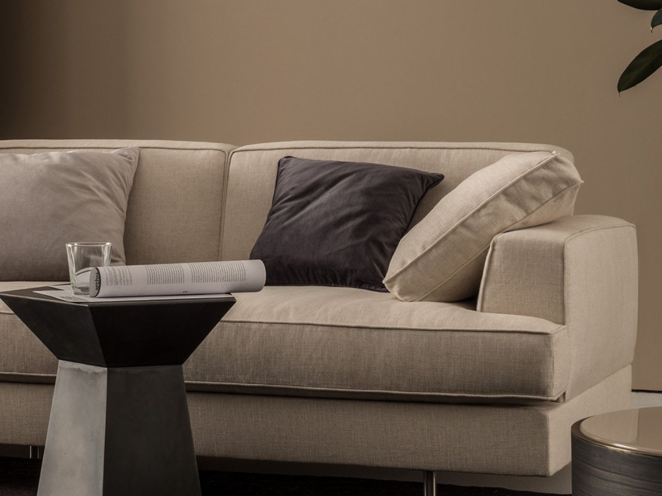 Тканевый диван с полуостровом CASA Италия ARCH-00080366 - Вид №5