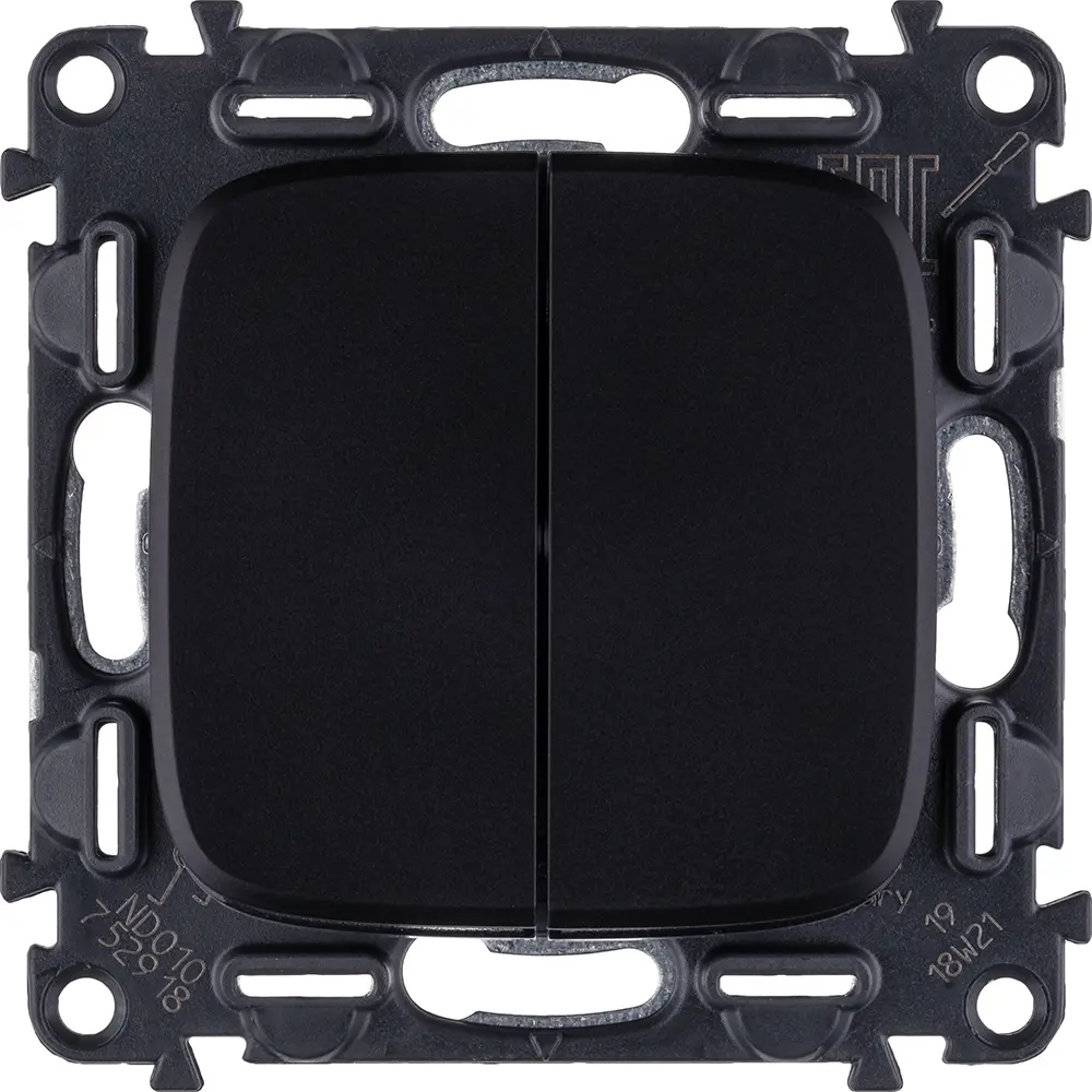 Переключатель Legrand Valena life 2 клавиши цвет антрацит Valena Allure STLM-2027123