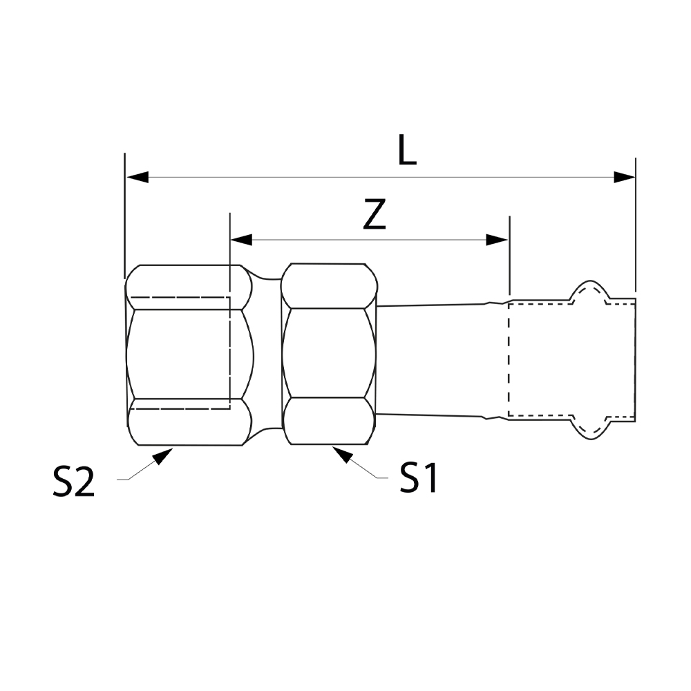 PS4330G0180400 Разъемные соединения Tece  - Вид №1