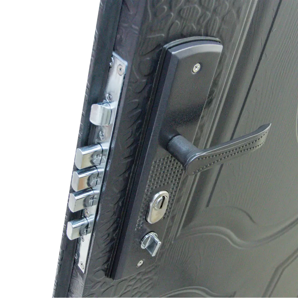 Дверь входная металлическая Е40М 860 мм левая серо-коричневая Santreyd STLM-2082169 - Вид №1