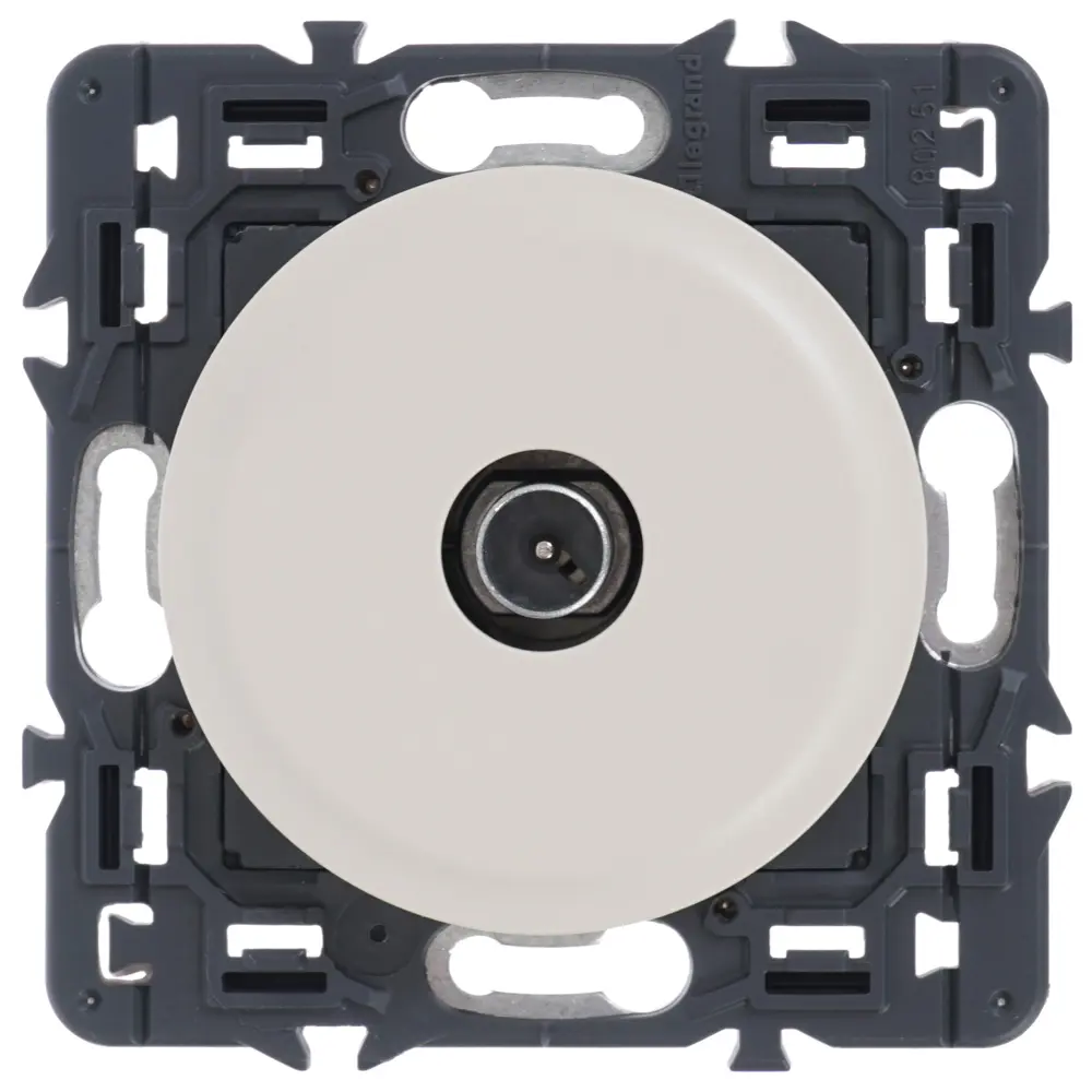 ТВ-розетка Legrand Celiane, проходная, цвет бежевый STLM-2037603 - Вид №1