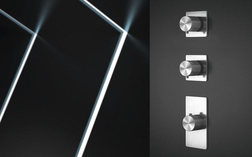 Radomonte Смеситель для душа из нержавеющей стали с переключателем на 3 отверстия Okami Ter55-o - Вид №2